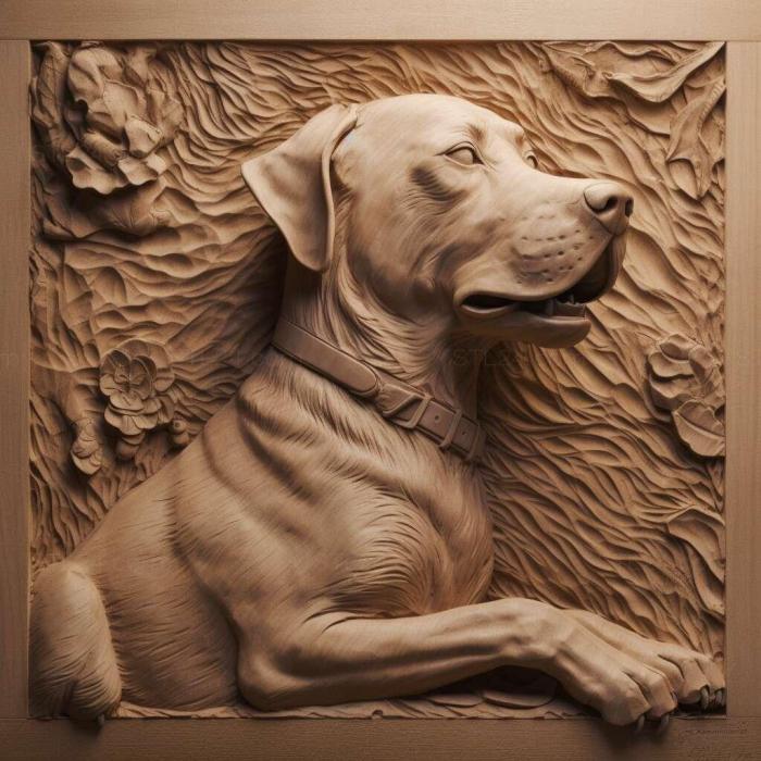 Nature and animals (Dutch smokehond dog 3, NATURE_4687) 3D models for cnc