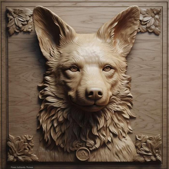 Nature and animals (st Norwegian Lundehund dog 3, NATURE_4715) 3D models for cnc