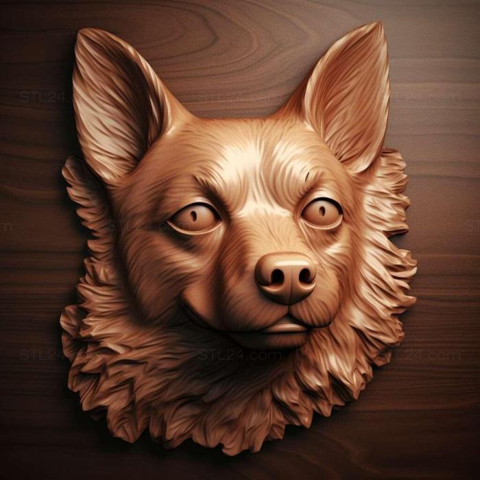Nature and animals (st Patron dog famous animal 1, NATURE_4925) 3D models for cnc