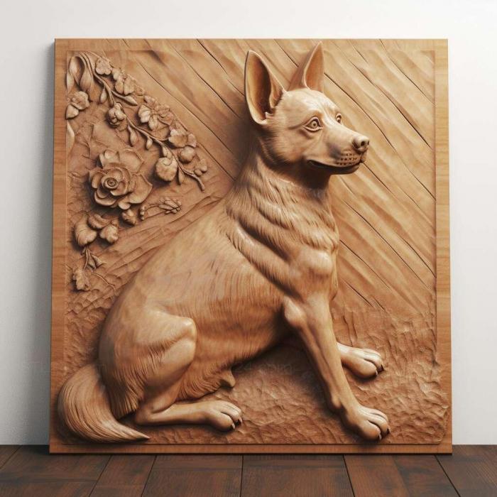 Nature and animals (st Patron dog famous animal 2, NATURE_4926) 3D models for cnc