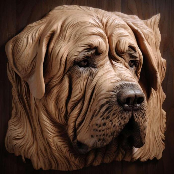 Nature and animals (st Pyrenean Mastiff dog 3, NATURE_4935) 3D models for cnc