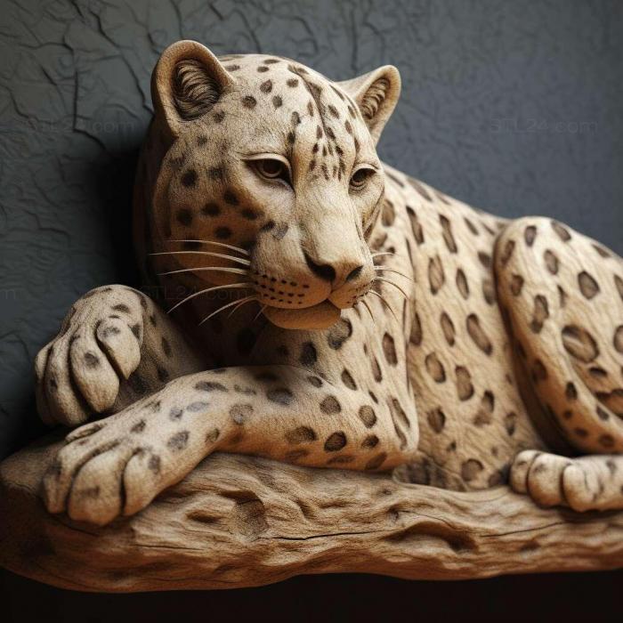 Nature and animals (st The Leopard of Rudraprayag famous animal 2, NATURE_5054) 3D models for cnc