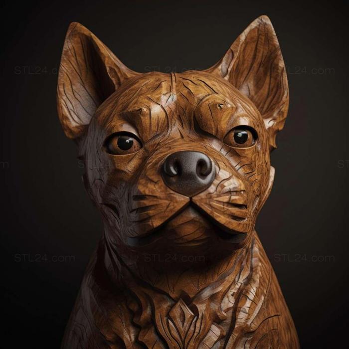 Nature and animals (Kintamani dog breed dog 4, NATURE_5060) 3D models for cnc