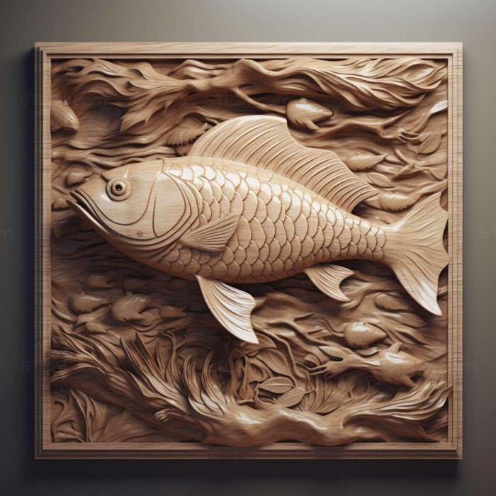 Nature and animals (st Notobranch Rahova fish 4, NATURE_5144) 3D models for cnc