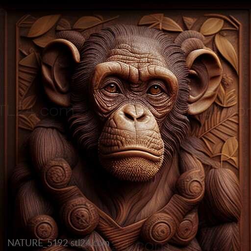 Сент-Микки шимпанзе знаменитое животное 4
