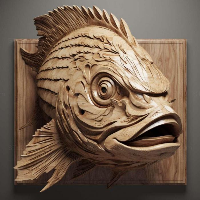 Юлидохромная рыба в маске 1