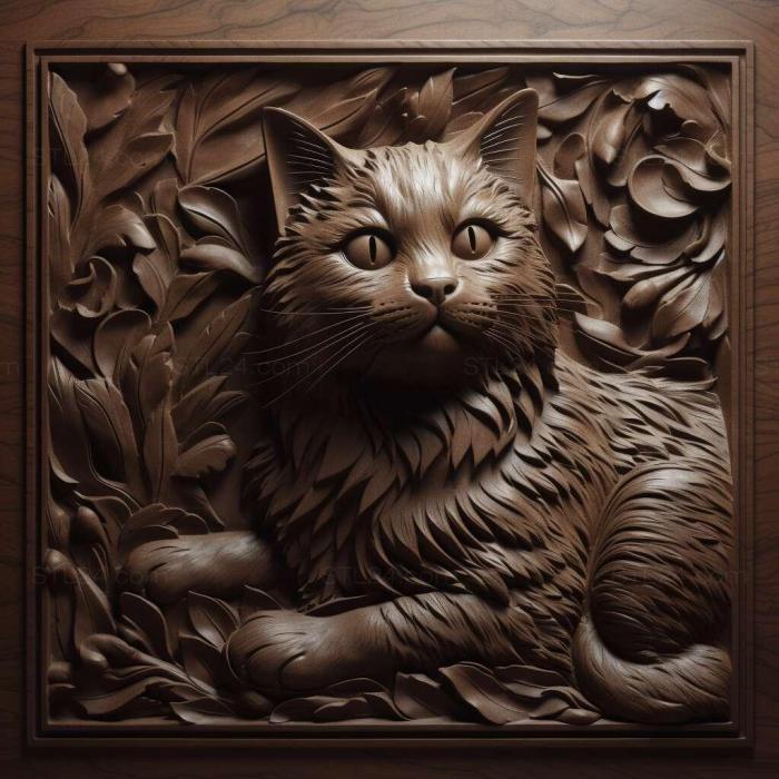 York Chocolate cat 4