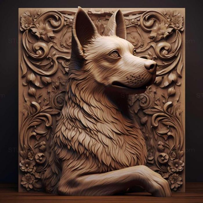 Nature and animals (Hamiltonstevare dog 2, NATURE_5430) 3D models for cnc