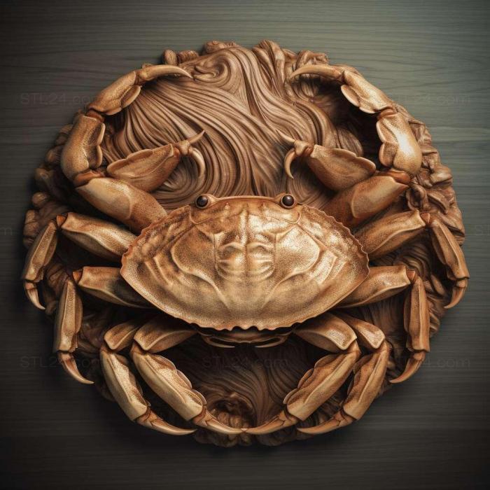 Природа и животные (Известное животное из моллюска сент-Мин 4, NATURE_5456) 3D модель для ЧПУ станка