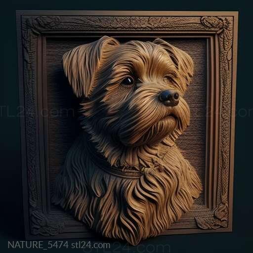 Nature and animals (st Pickles dog famous animal 2, NATURE_5474) 3D models for cnc