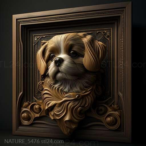 Nature and animals (st Pickles dog famous animal 4, NATURE_5476) 3D models for cnc