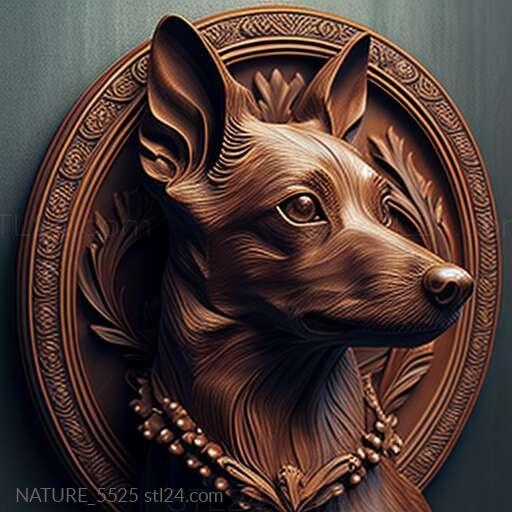 Nature and animals (st Coco dog famous animal 1, NATURE_5525) 3D models for cnc