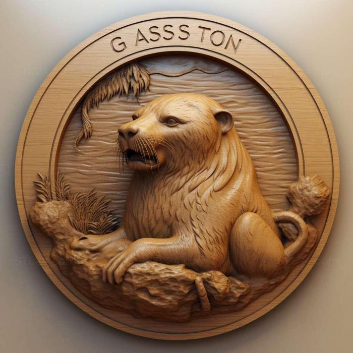 Nature and animals (Gaston seal famous animal 4, NATURE_5556) 3D models for cnc
