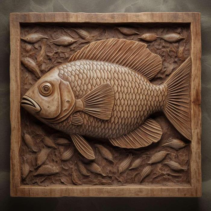 Nature and animals (st Notobranch furzer fish 2, NATURE_5574) 3D models for cnc