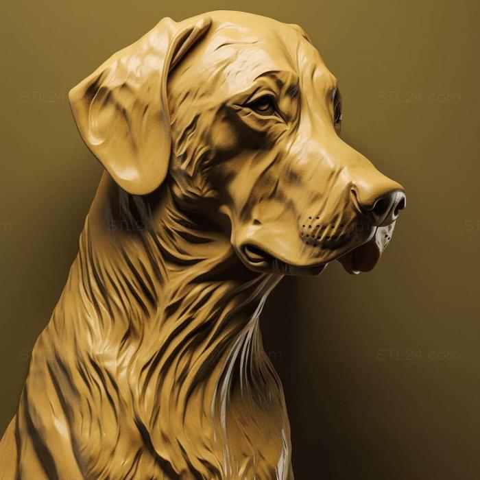 Nature and animals (Canary Great Dane dog 3, NATURE_5595) 3D models for cnc