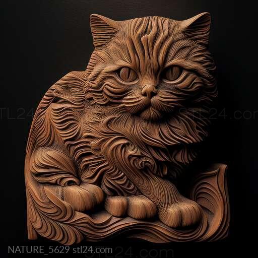 Nature and animals (st Maru cat famous animal 1, NATURE_5629) 3D models for cnc