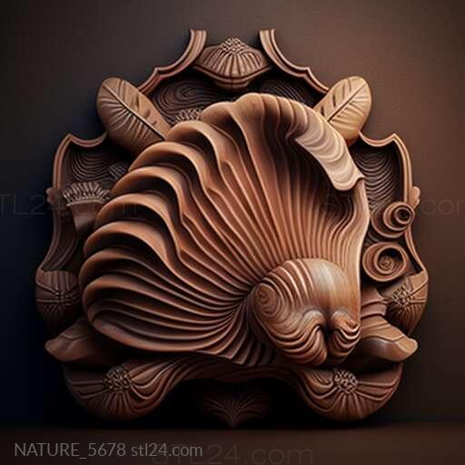 Nature and animals (st Min clam famous animal 2, NATURE_5678) 3D models for cnc