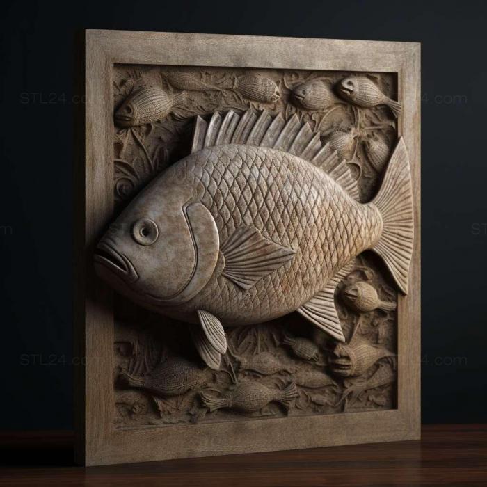 Nature and animals (Colombian hifessobricon fish 3, NATURE_5735) 3D models for cnc