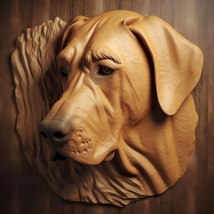 Nature and animals (Cuban Great Dane dog 3, NATURE_5787) 3D models for cnc