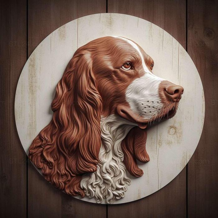 st Irish Red and White Setter dog 2