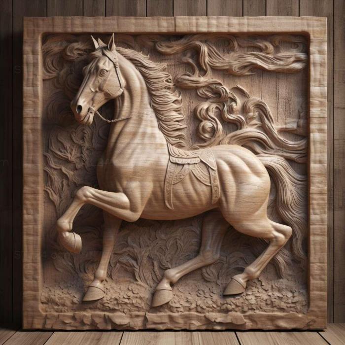 Лошадь-идол знаменитое животное 3