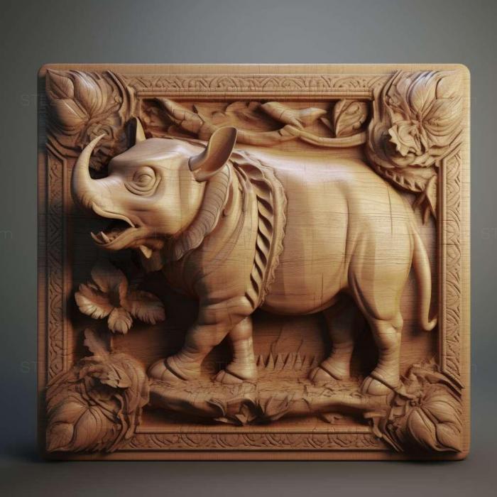 Nature and animals (st Angalifu famous animal 2, NATURE_6042) 3D models for cnc