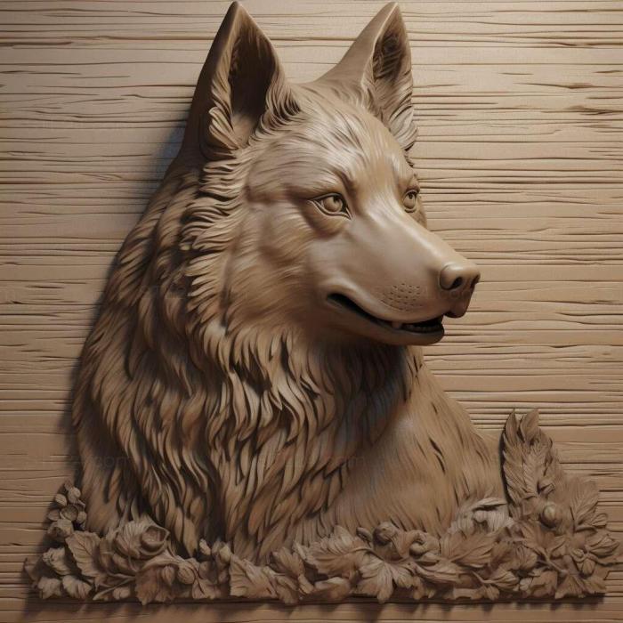 Nature and animals (Balto famous animal 3, NATURE_6119) 3D models for cnc
