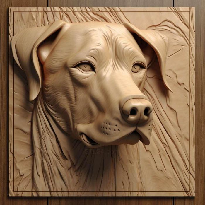 Nature and animals (st Moody dog breed dog 3, NATURE_6163) 3D models for cnc