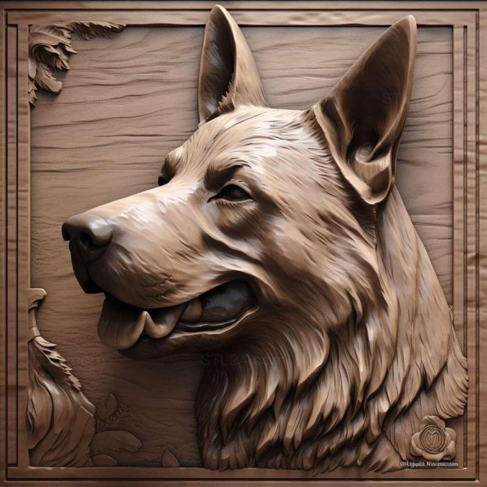 Nature and animals (Bukovina Shepherd dog 1, NATURE_6181) 3D models for cnc