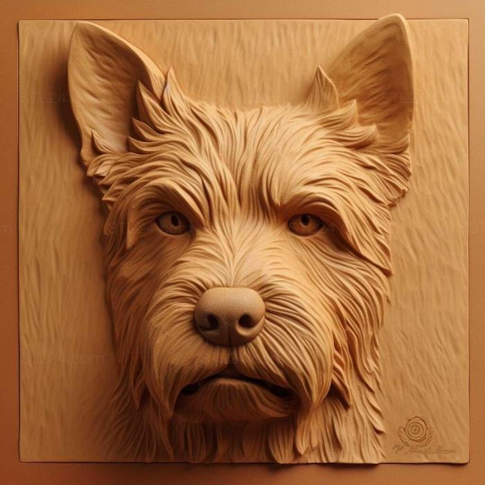 Nature and animals (st Teddy is a Roosevelt Terrier dog 2, NATURE_6230) 3D models for cnc