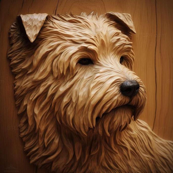 Nature and animals (Glen of Imaal Terrier dog 2, NATURE_6282) 3D models for cnc