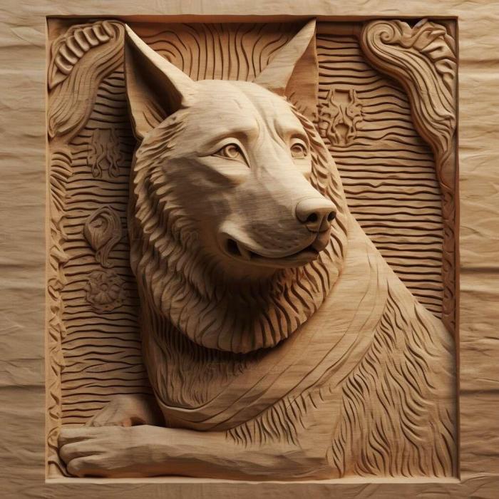 Nature and animals (stl The Canaanite dog 1, NATURE_6289) 3D models for cnc