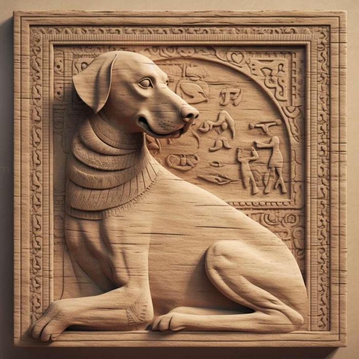 Nature and animals (stl The Canaanite dog 2, NATURE_6290) 3D models for cnc