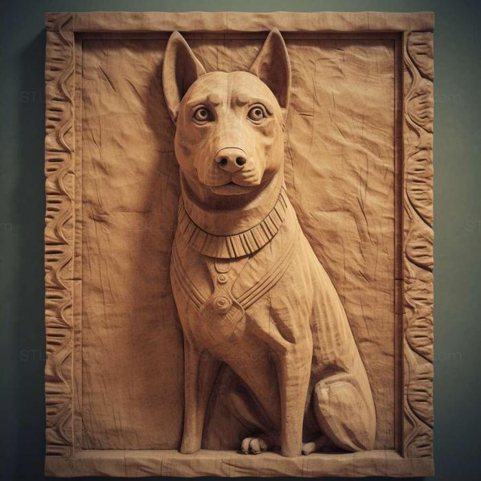 Nature and animals (stl The Canaanite dog 3, NATURE_6291) 3D models for cnc
