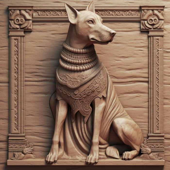 Nature and animals (stl The Canaanite dog 4, NATURE_6292) 3D models for cnc