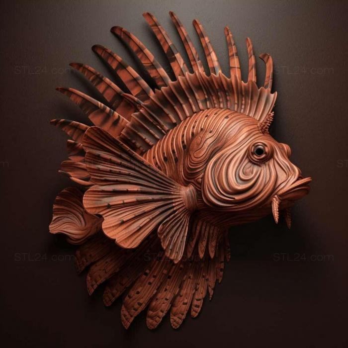 Indian lionfish fish 4