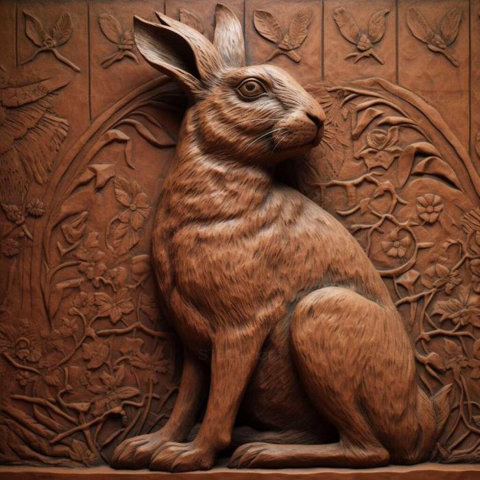 Nature and animals (stl The Seville Rabbit 1, NATURE_6393) 3D models for cnc