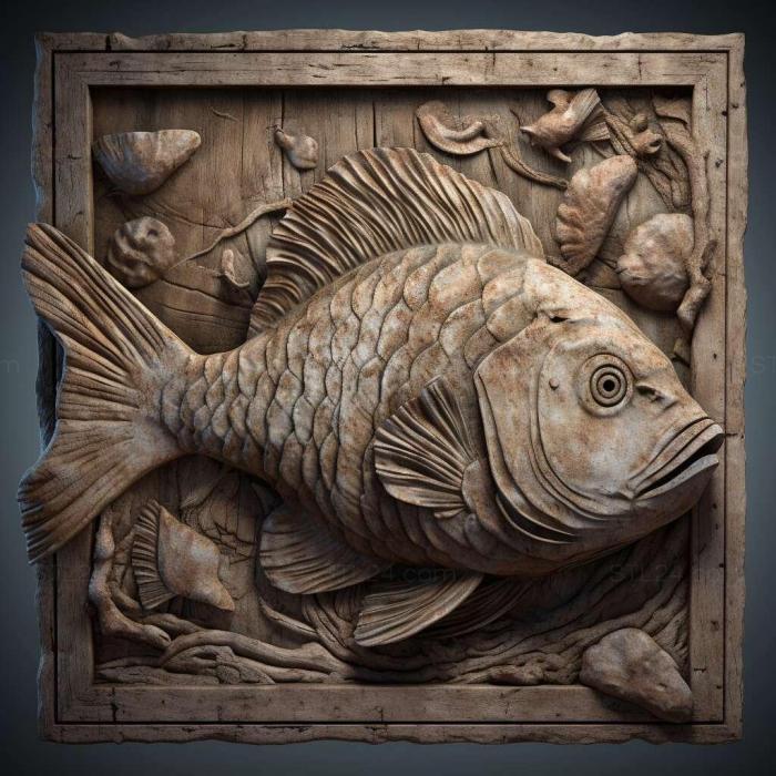 Nature and animals (st Marine junker fish 1, NATURE_6425) 3D models for cnc