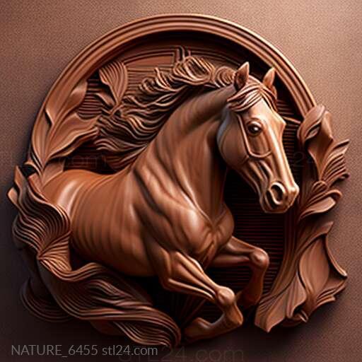 Nature and animals (st Lord Mortons mare famous animal 3, NATURE_6455) 3D models for cnc