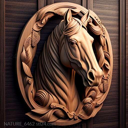 Nature and animals (st Idol horse famous animal 2, NATURE_6462) 3D models for cnc
