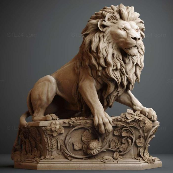 LION on the small pedestal 2