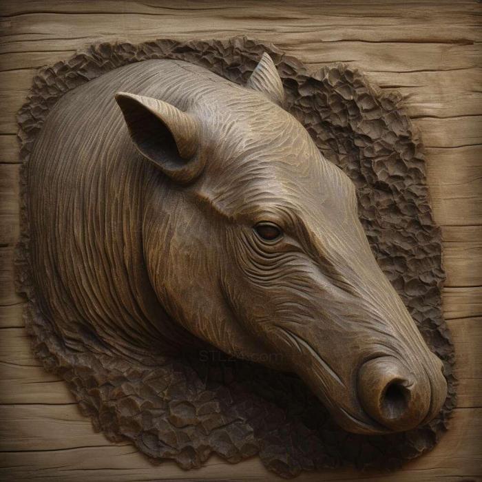 Nature and animals (st Tapirus kabomani 2, NATURE_6738) 3D models for cnc