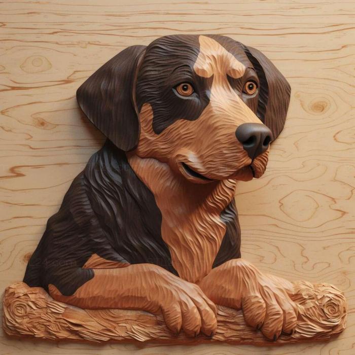 Nature and animals (st Entlebucher sennenhund dog 4, NATURE_6784) 3D models for cnc