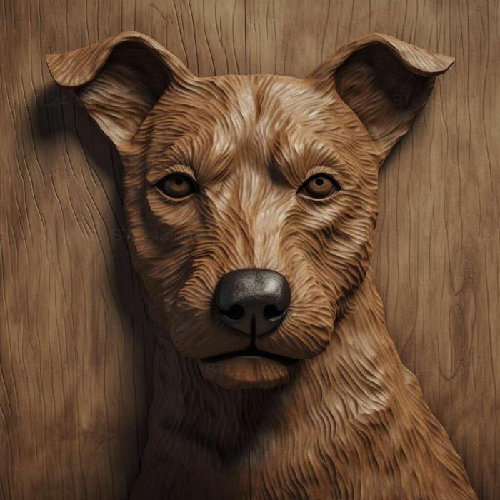 Nature and animals (st Patterdale Terrier dog 1, NATURE_6881) 3D models for cnc