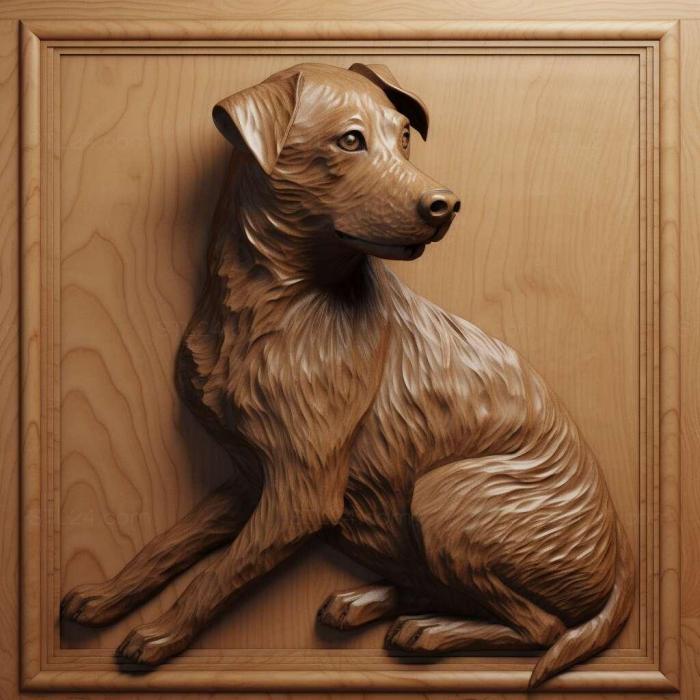 Nature and animals (st Patterdale Terrier dog 4, NATURE_6884) 3D models for cnc