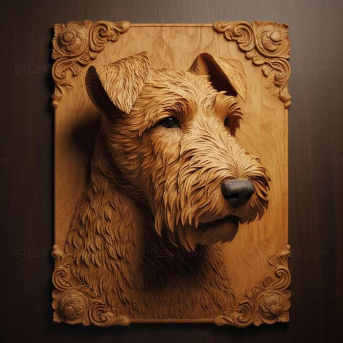 Nature and animals (st Lakeland Terrier dog 3, NATURE_6907) 3D models for cnc