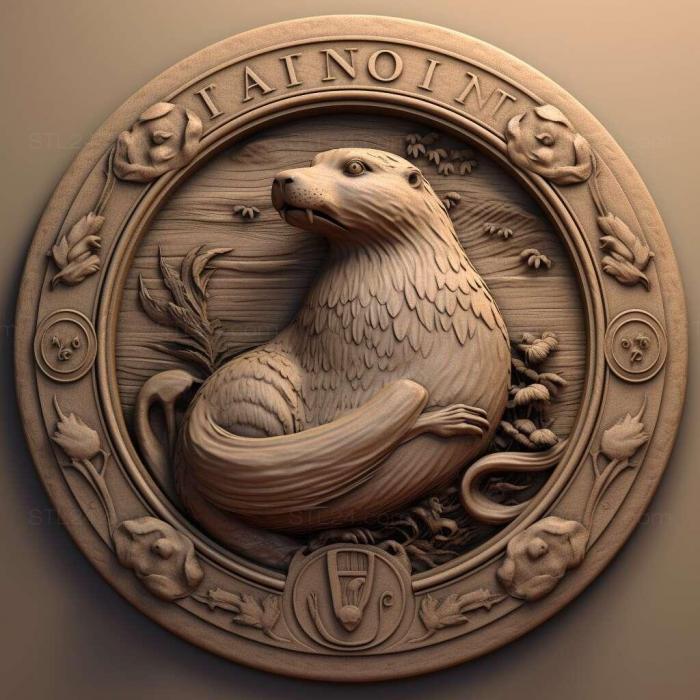 Nature and animals (st Gaston seal famous animal 4, NATURE_7008) 3D models for cnc