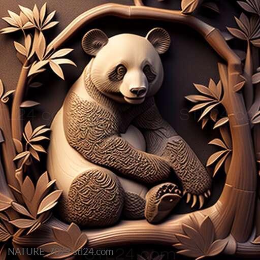 Nature and animals (st Mei Xiang famous animal 1, NATURE_7029) 3D models for cnc