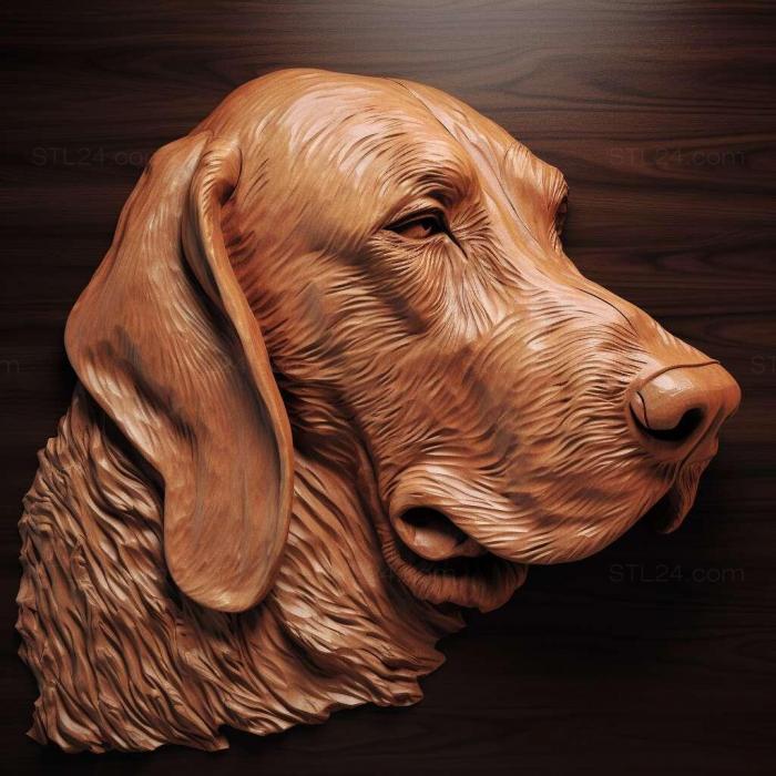 Nature and animals (st Polish Hound dog 2, NATURE_7066) 3D models for cnc
