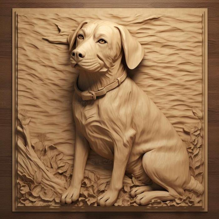 Nature and animals (Appenzeller sennenhund dog 4, NATURE_7084) 3D models for cnc